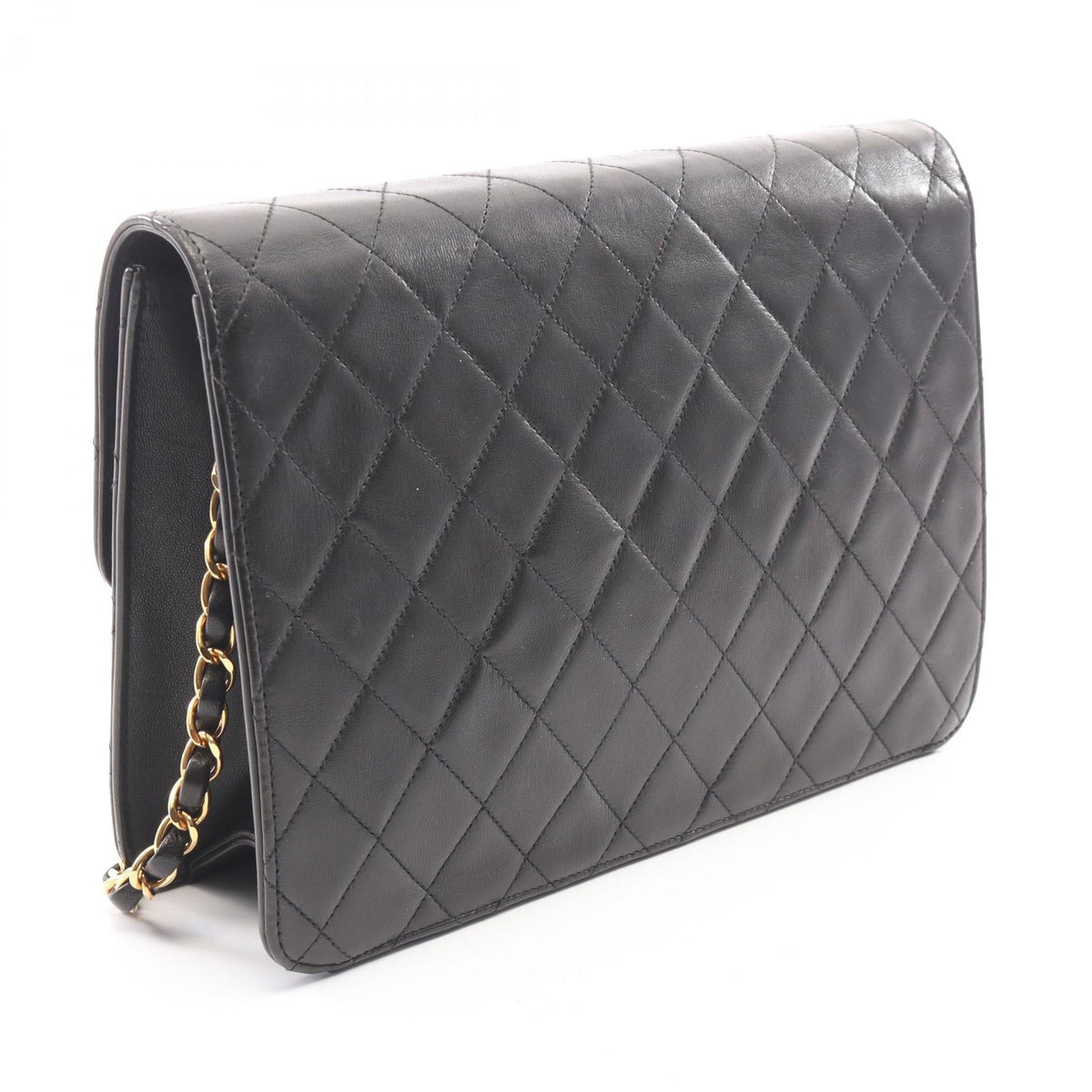 CHANEL Black Matelasse Lambskin (sheep leather) 2101220136529
