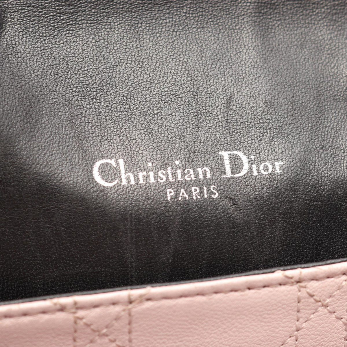 Dior new rock cannage Shoulder Bag Black leather 2101220136543