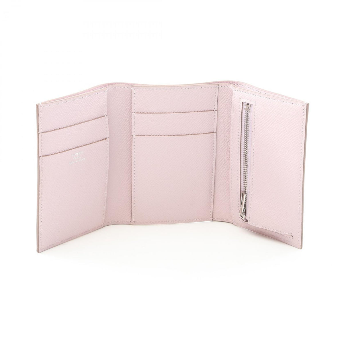 HERMES Bearn Combination Mauve Pale Tri-fold wallet Purple Epsom Other Epsom 2101220137052
