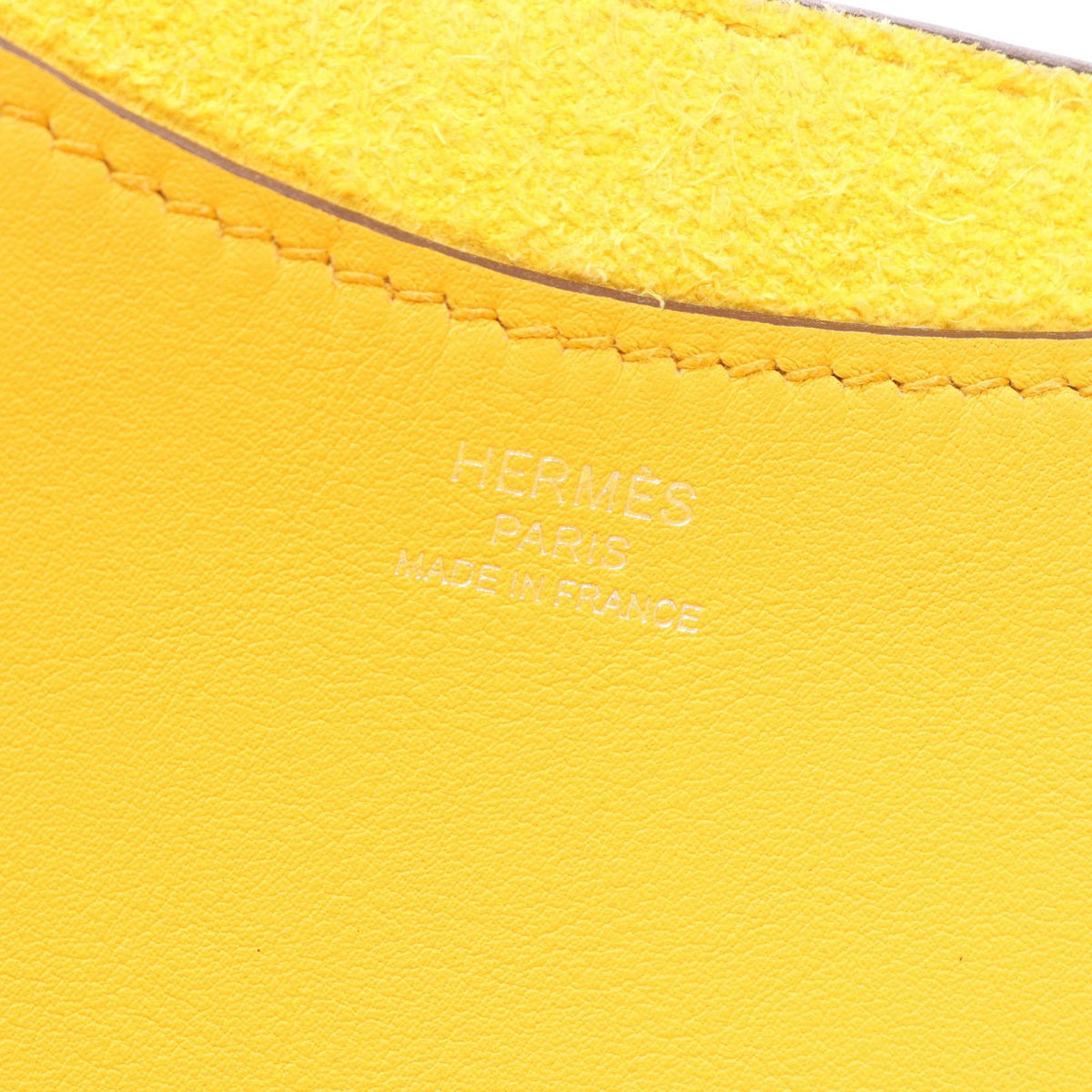 HERMES In the Loop 18 Sun Handbag Yellow Taurillon Clemence Other Taurillon Clemence / Veau Swift leather 2101220141851