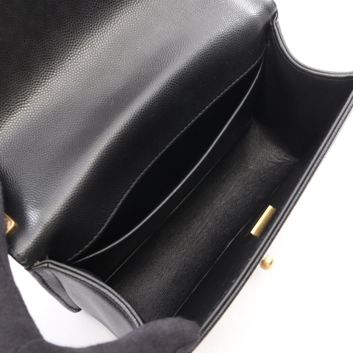 CHANEL Black Boy Chanel Small Grained Calfskin leather A67085 2101220133658