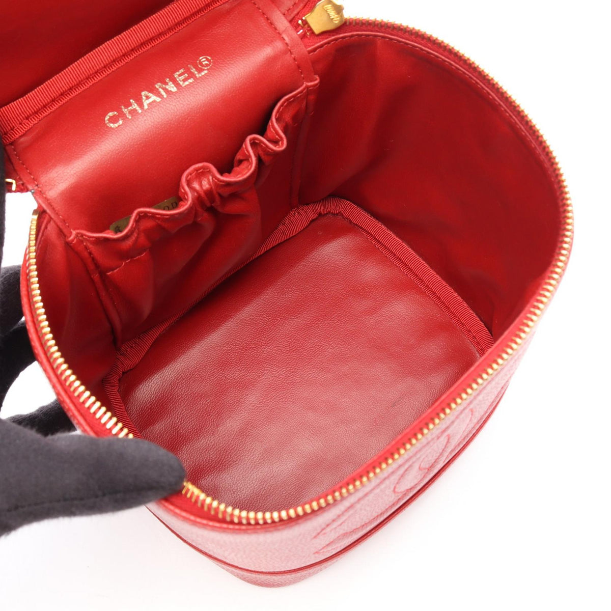 CHANEL Red COCO Mark Grained Calfskin leather 2101220142001