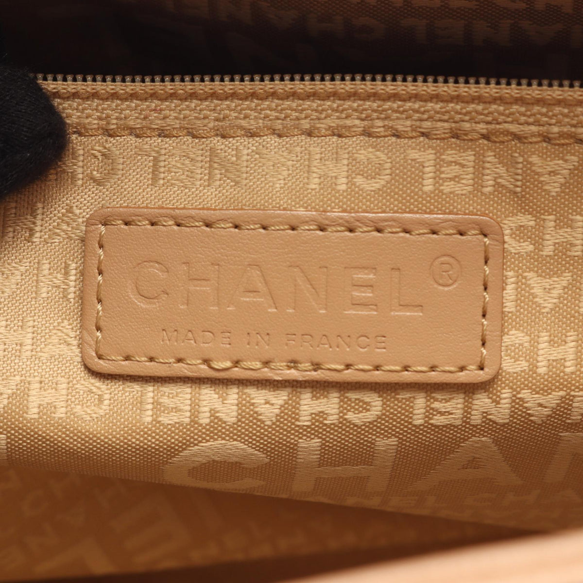 CHANEL Beige Chocolate bar Grained Calfskin leather 2101220142056