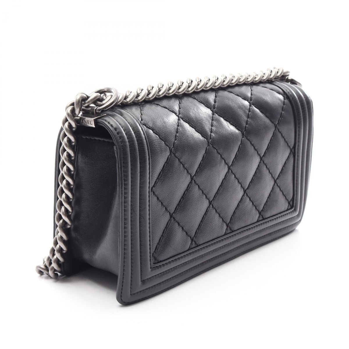 CHANEL Black Boy chanel Lambskin (sheep leather) A67086 2120300049641