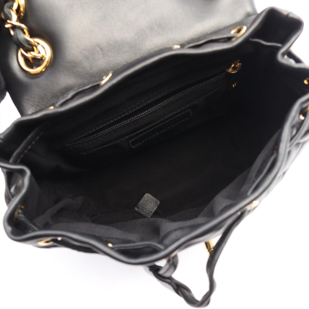 CHANEL Black Matelasse Lambskin (sheep leather) 2101219901138
