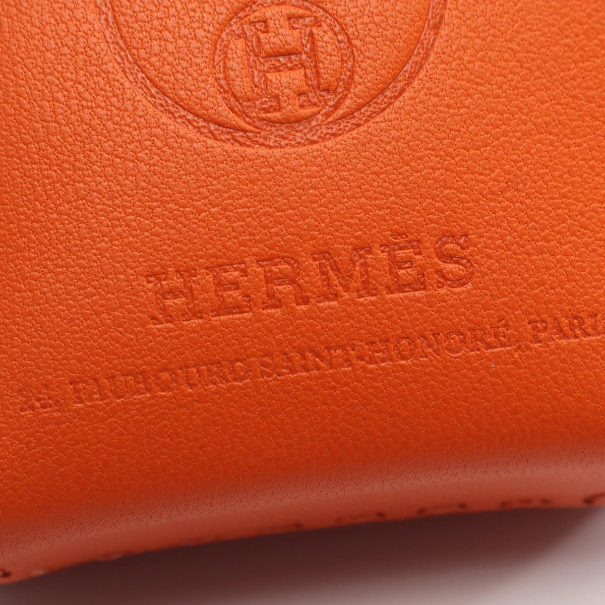 HERMES Shopper Sac Orange Feu Gold charmOrange Orange Orange/Brown Agneau milo Other Agneau milo 2104102526319