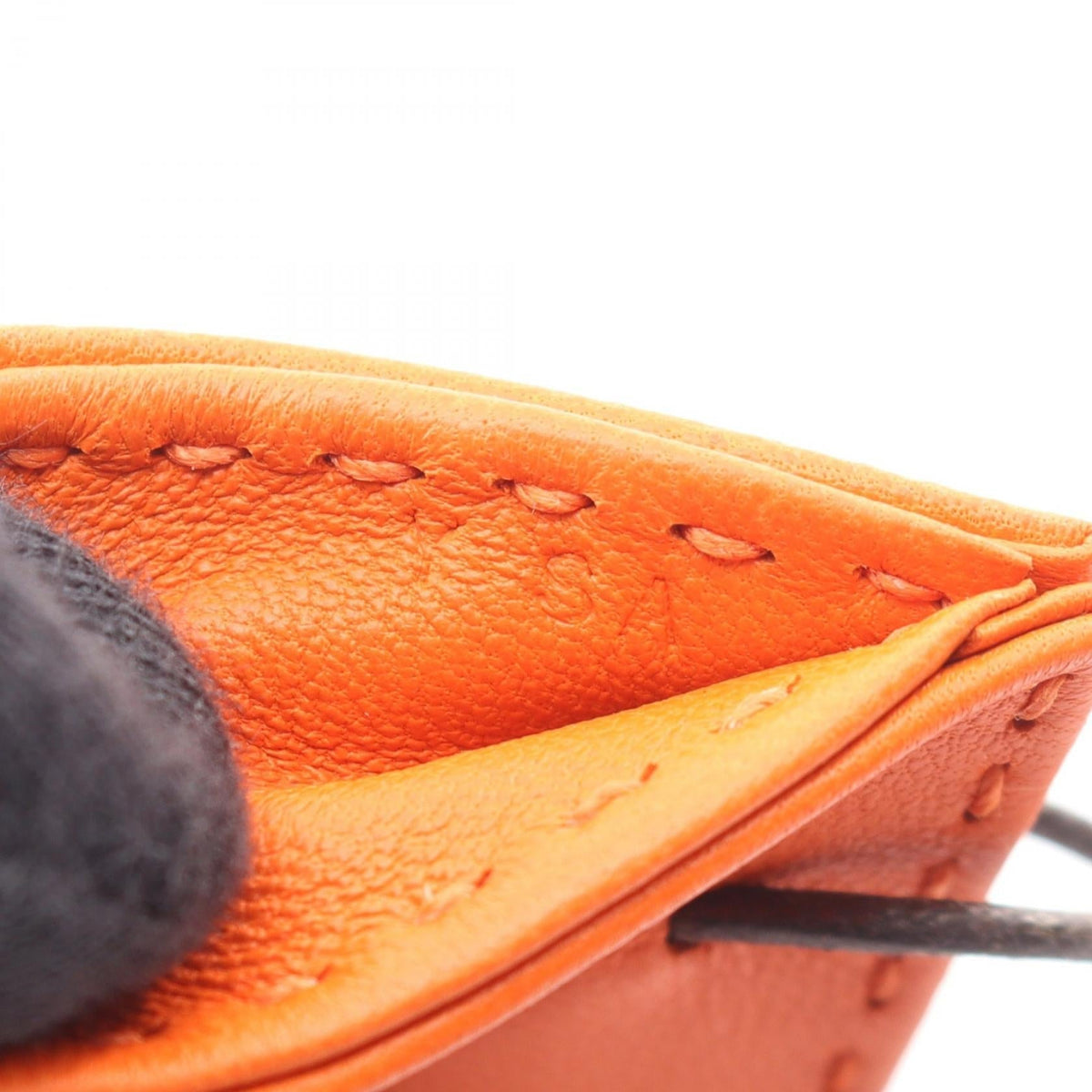 HERMES Shopper Sac Orange Feu Gold charmOrange Orange Orange/Brown Agneau milo Other Agneau milo 2104102526319
