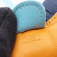 HERMES Rodeo PM Jaune dor Blue de malte Celeste charm Brown/Navy/Blue Agneau milo Other Agneau milo 2104102526333