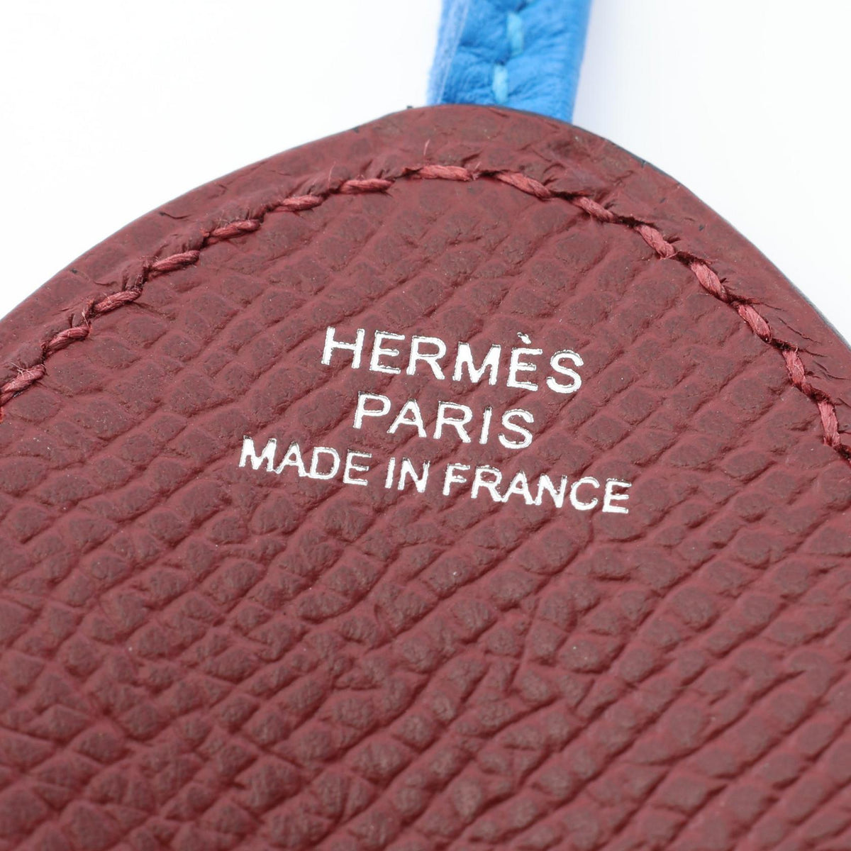 HERMES Purupu Rouge H Blue hydra charmBordeaux Bordeaux Blue/Bordeaux Epsom Other Epsom / Agneau milo 2118800167446