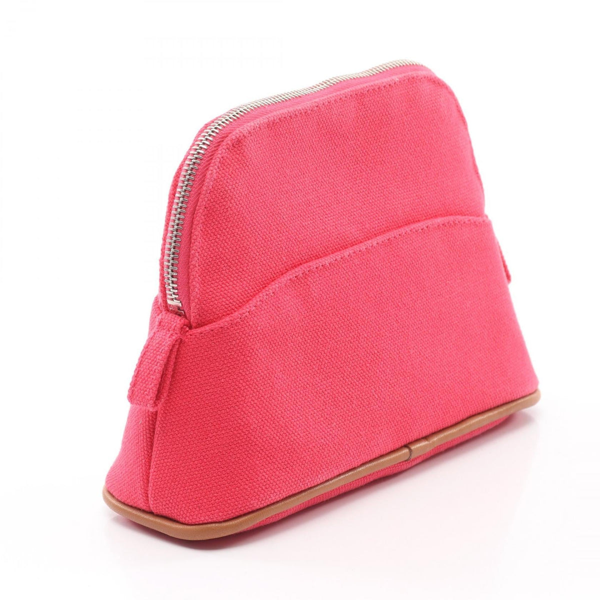 HERMES Polido Pouch 15 Mini Mini Hibiscus PouchPink Pink Pink canvas 2120900135539