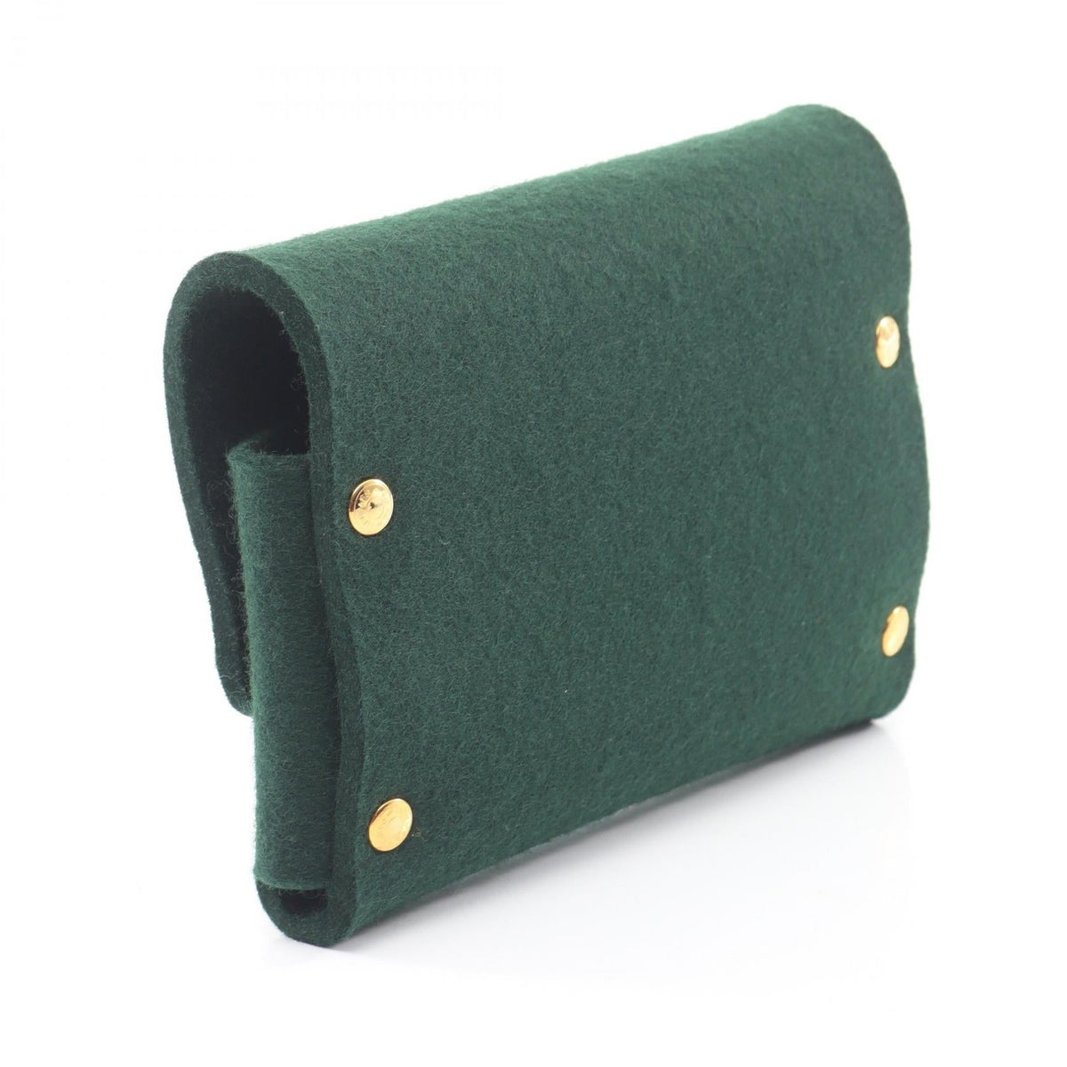 HERMES Etui Cult GM Playing Card Case Pouch Green Feutre Other Feutre 2104102534000