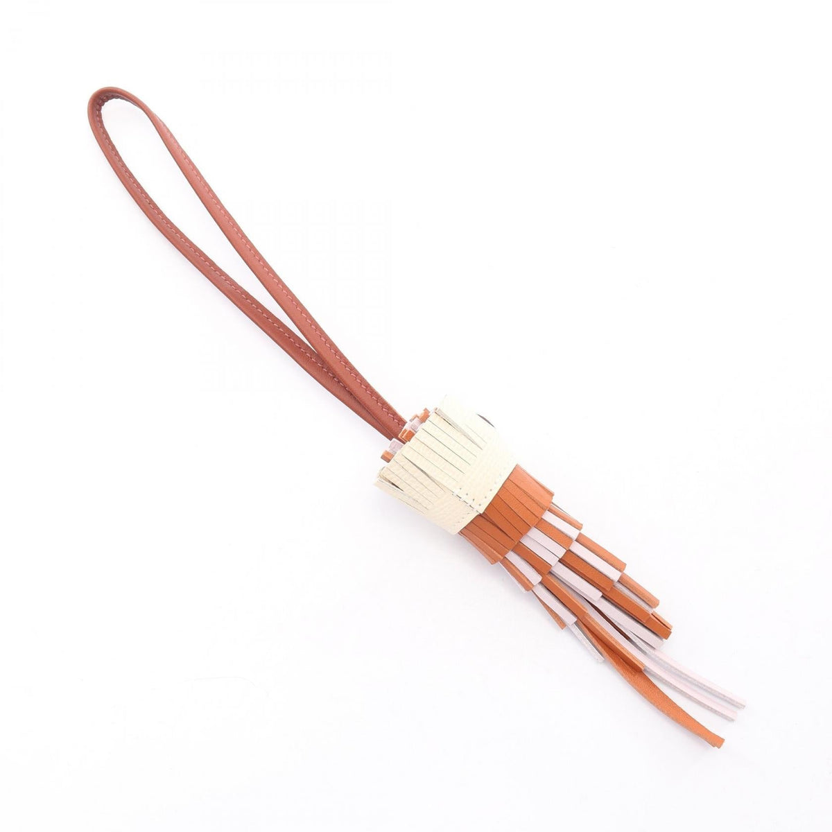 HERMES Chouette Pain de Epices Mauve Pale Sienne Nata charm Brown/Multicolor Agneau milo Other Agneau milo / Epsom 2101220116118