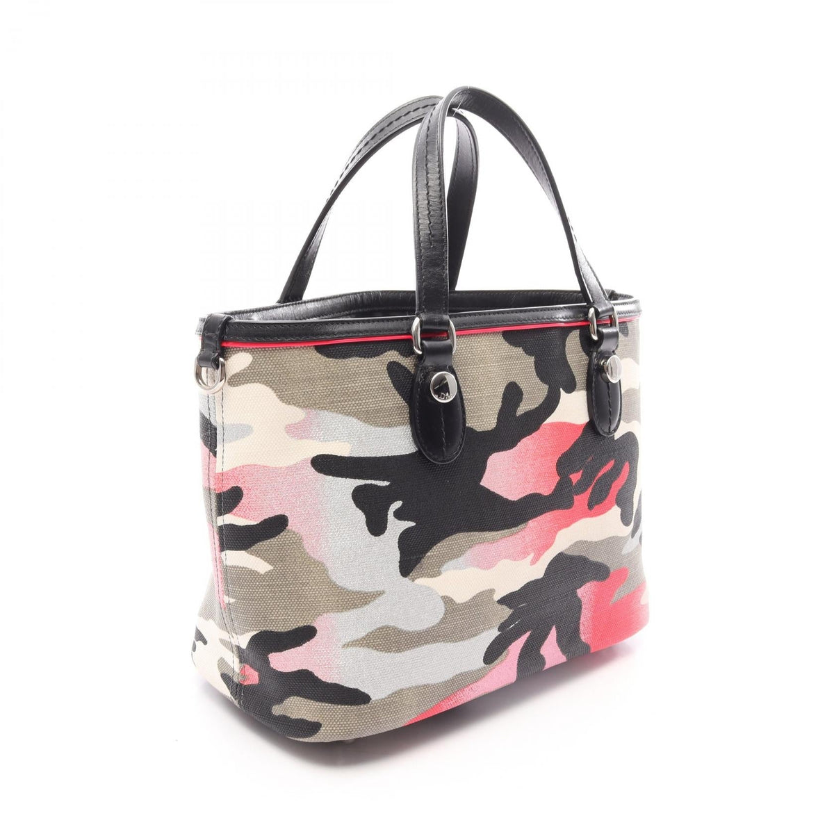 Dior Christian Dior � ANSELM REYLE Camouflage Handbag Black/Multicolor canvas�leather 2101220142919