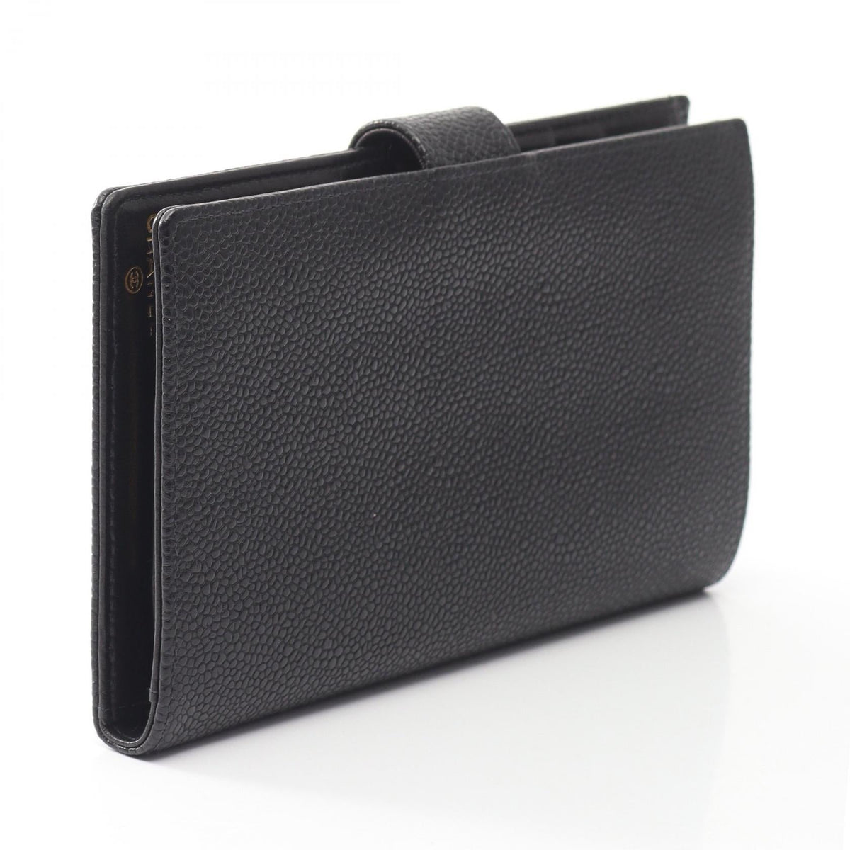CHANEL Black COCO Mark Grained Calfskin leather A13498 2101220142988