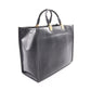 FENDI FENDI � VERSACE SUNSHINE MEDIUM 2WAY Tote Bag Black/Gold leather 8BH386 2107601180617