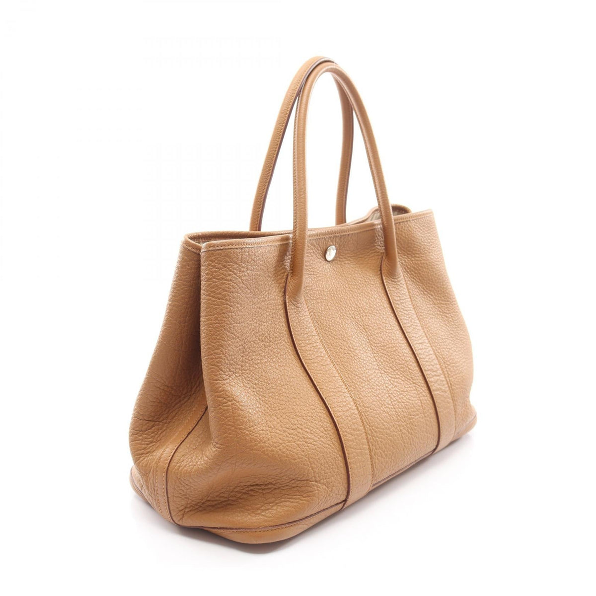 HERMES Garden party PM Tote BagNatural sable Natural sable Brown Fjord leather leather Fjord leather 2100301256583