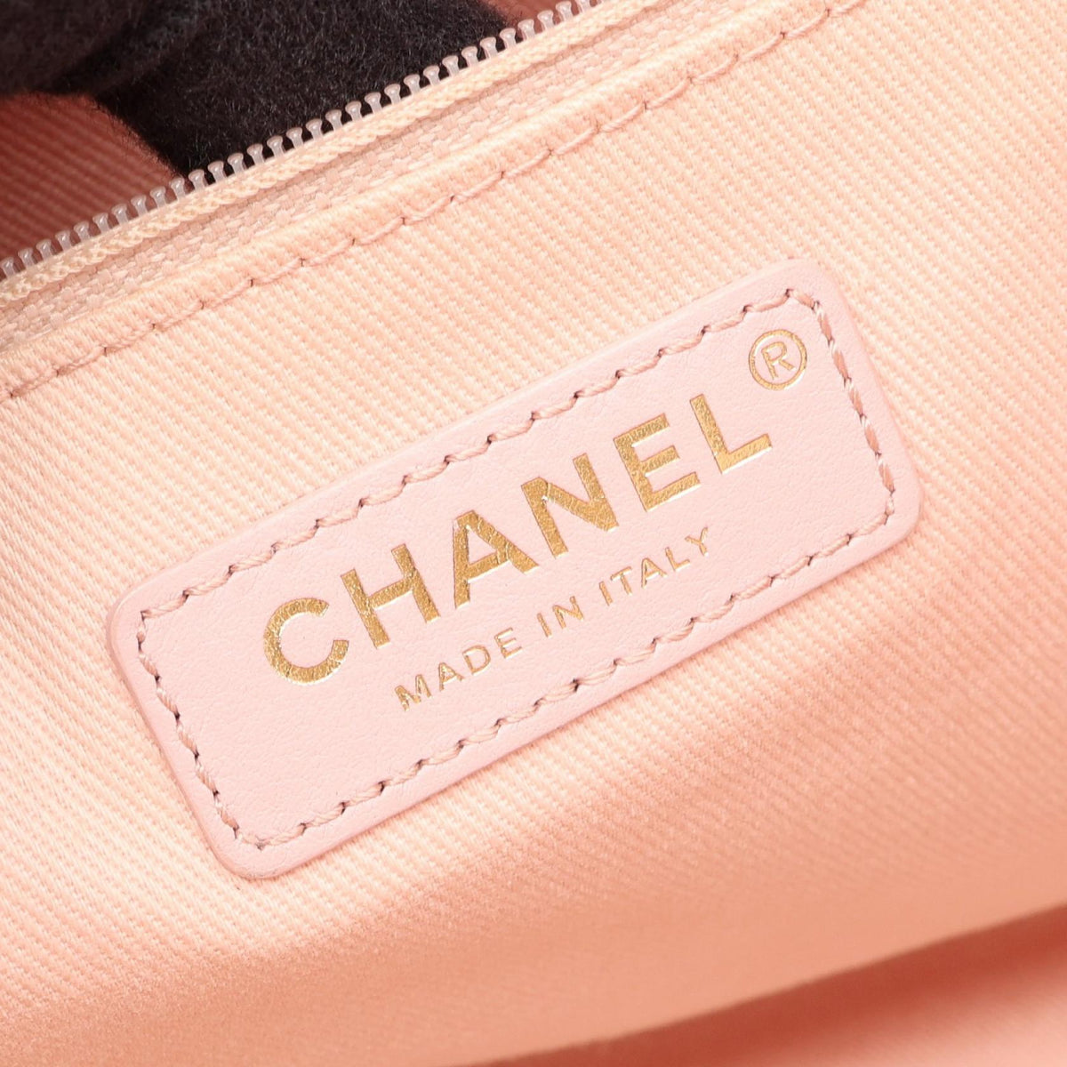CHANEL Pink Deauville Fabric leather A67001 2107601180792