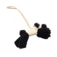 HERMES Buddy charm charm White/Black Agneau milo Mouton Agneau milo 2104102538244