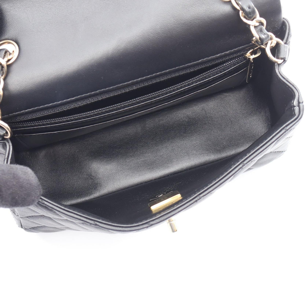 CHANEL Black Mini Matelasse 20 Lambskin (sheep leather) A69900 2104102538473