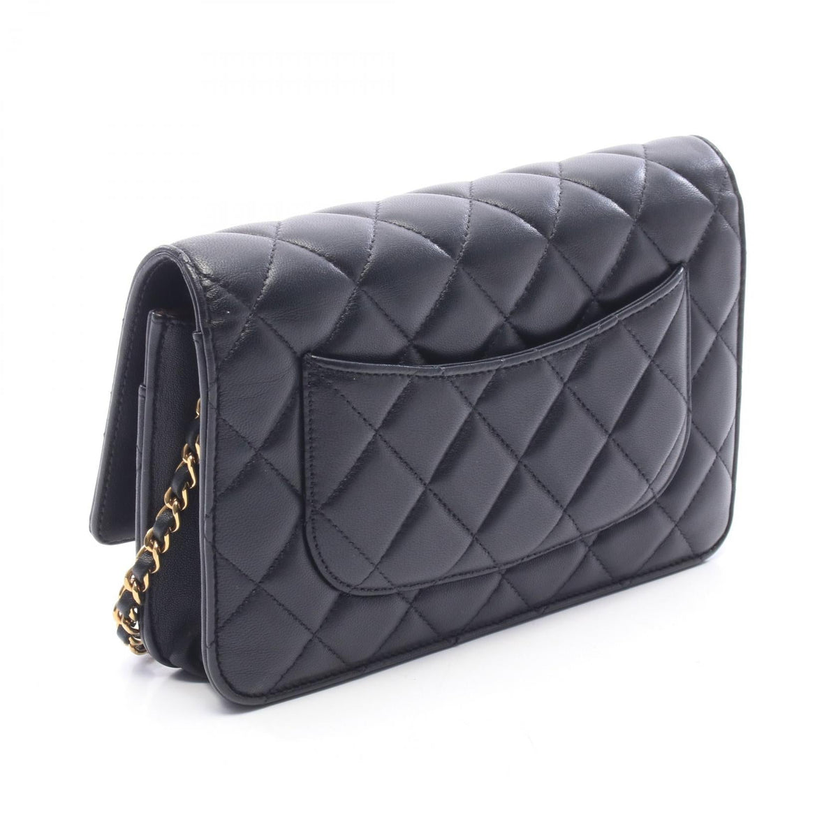 CHANEL Black Matelasse Lambskin (sheep leather) AP0250 2106800643602