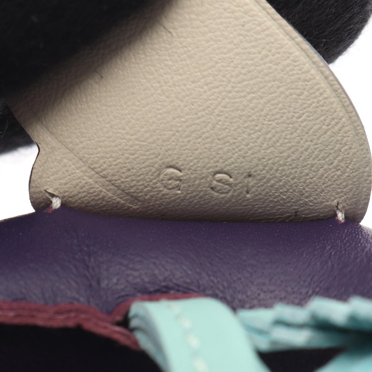 HERMES Rodeo Pegasus PM Purple Vert Peppermint Cle charm Purple/Beige/Blue Agneau milo Other Agneau milo / Swift leather 2101220117474