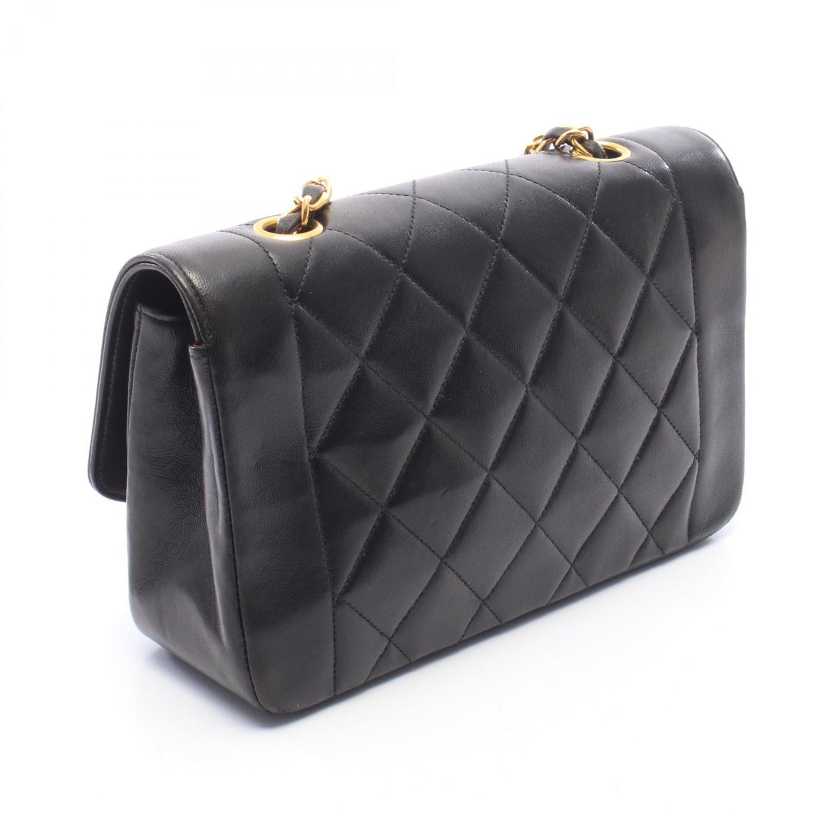CHANEL Black Matelasse Diana Flap Lambskin (sheep leather) A01164 2101220158255