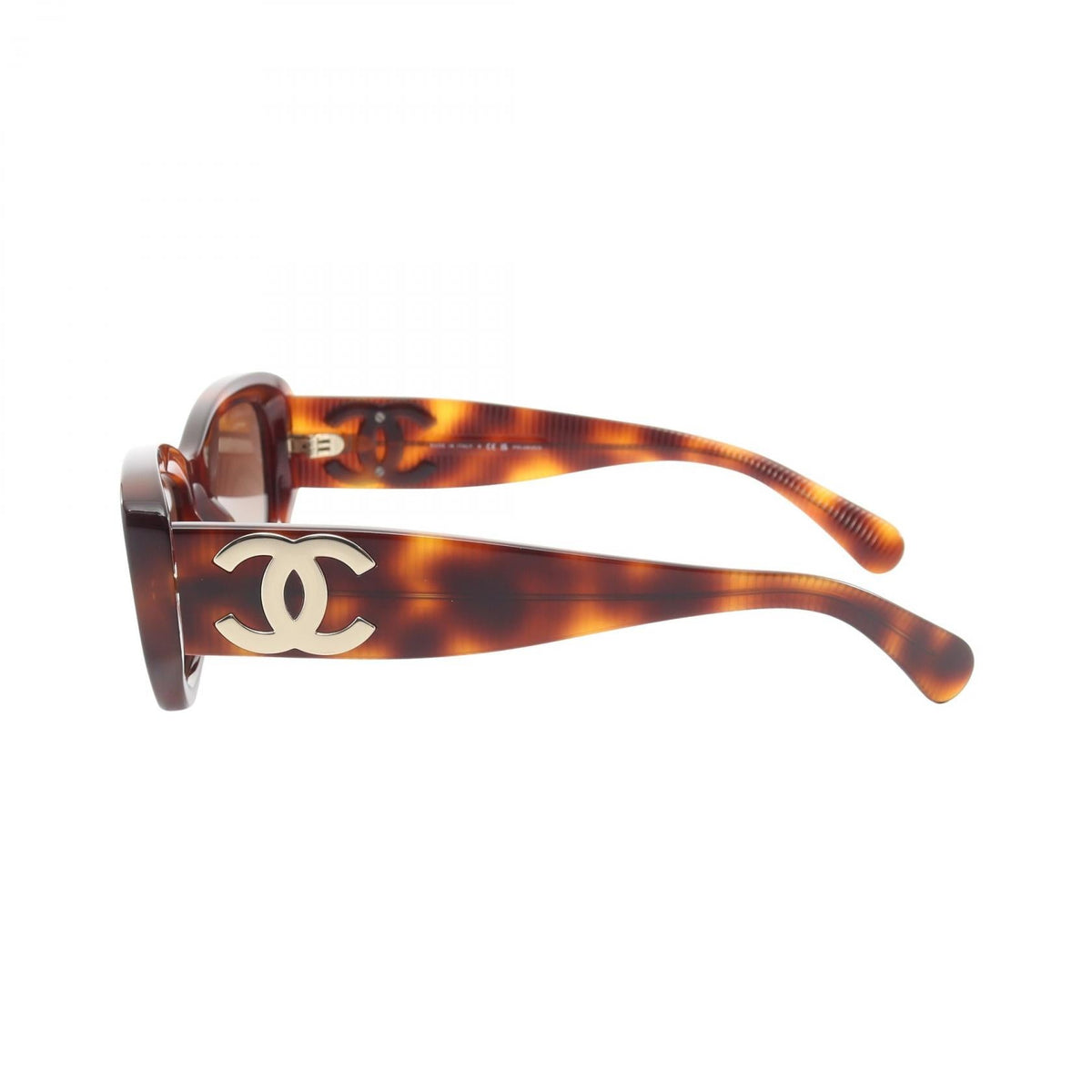 CHANEL Brown Rectangle COCO Mark Gradient Lens Tortoiseshell Pattern Other Plastic 2101220147006