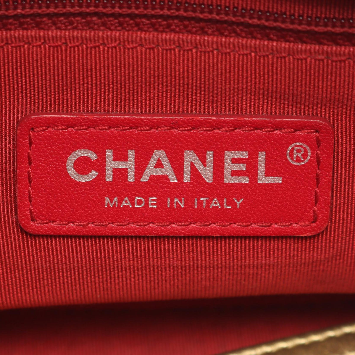 CHANEL Gold Gabriel De Chanel Small Hobo leather A91810 2101220138691