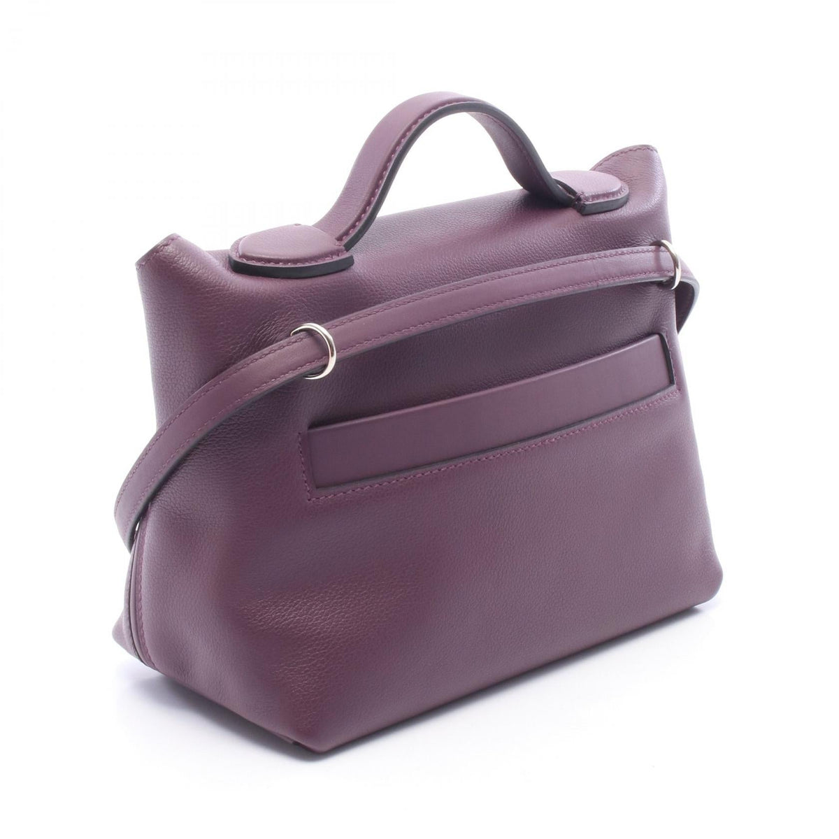 HERMES 24/24 Vanquatre Vanquatre 21 Mini Cassis Chai Brique 2WAY Handbag Purple/Brown/Bordeaux Evercolor leather Other Evercolor leather 2101220193164