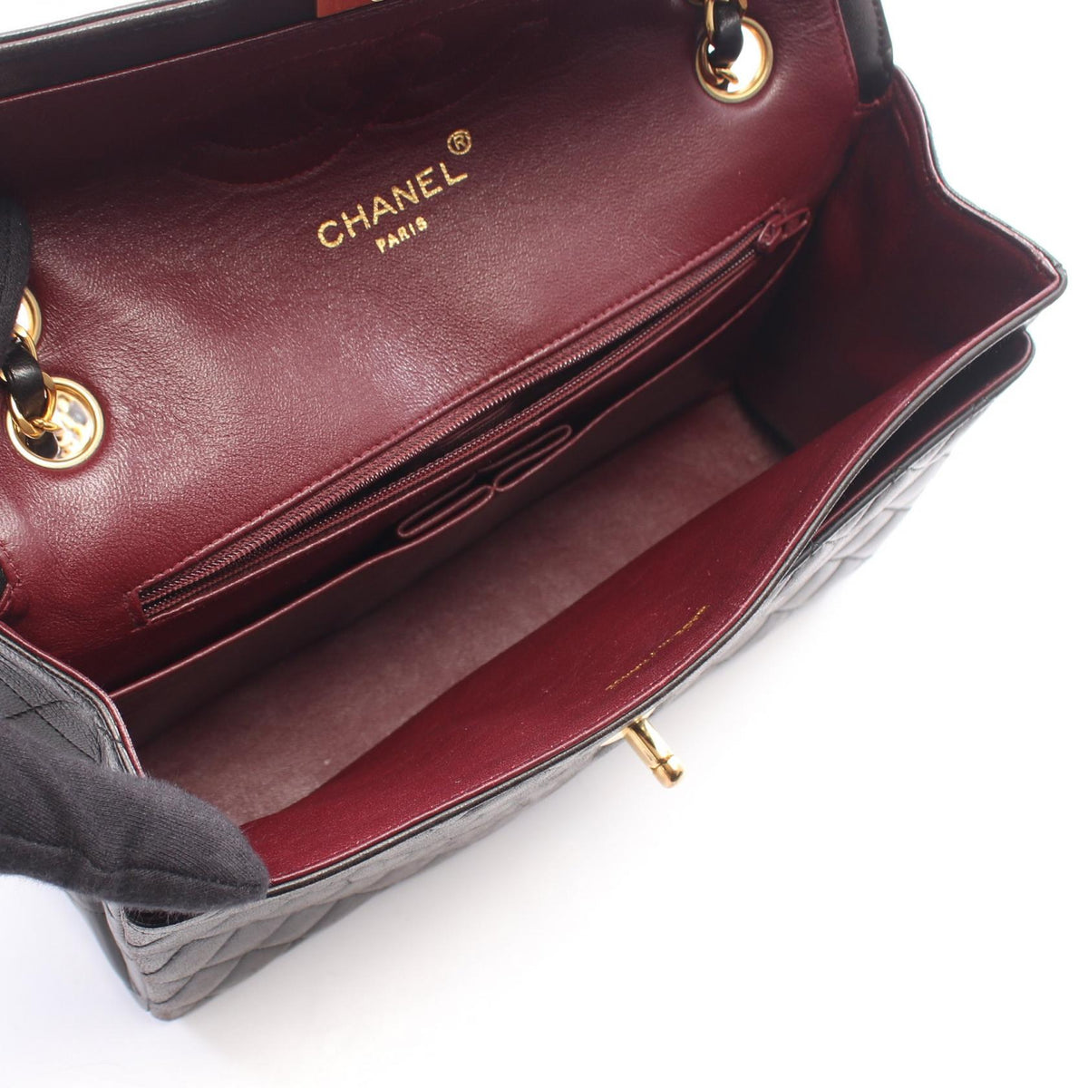 CHANEL Black Matelasse Paris exclusive Lambskin (sheep leather) 2120900138561