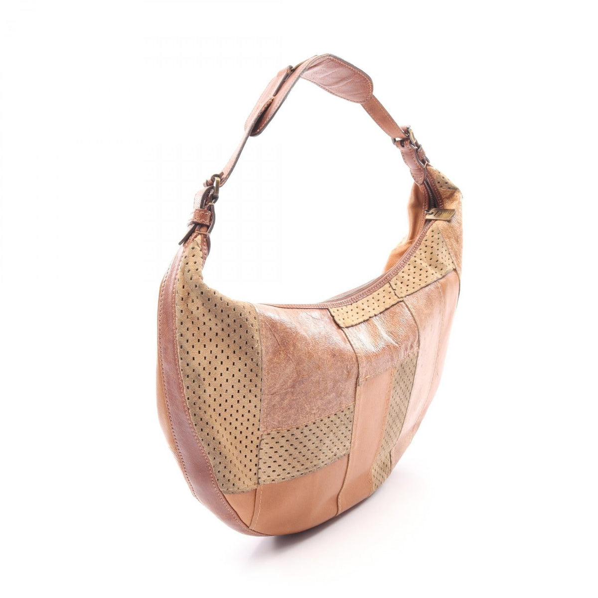 Dior patchwork Shoulder Bag Brown/Multicolor leather�Suede 2101220152482