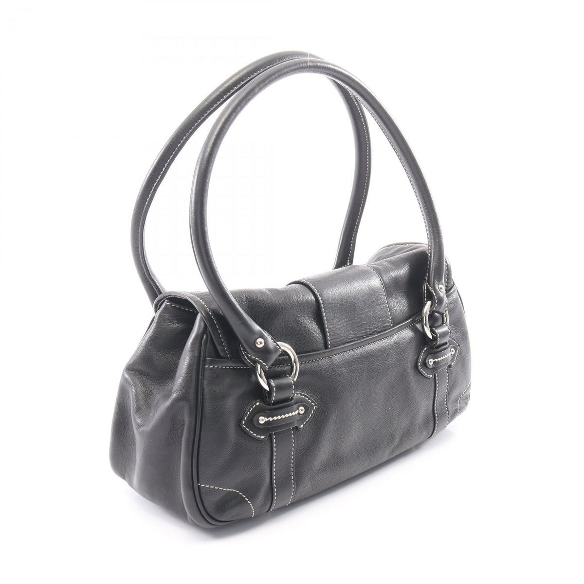 Dior CD logo Handbag Black leather 2101220153250