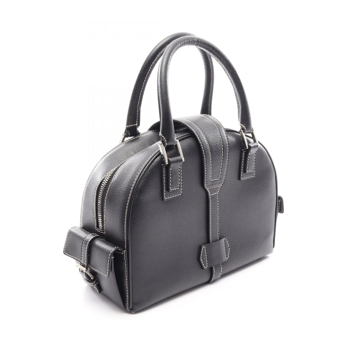 LOEWE Sender Handbag Black leather 2101220153304
