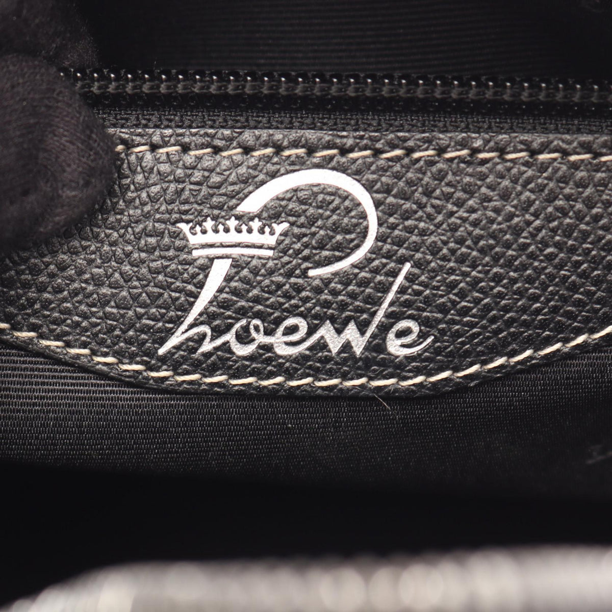 LOEWE Sender Handbag Black leather 2101220153304