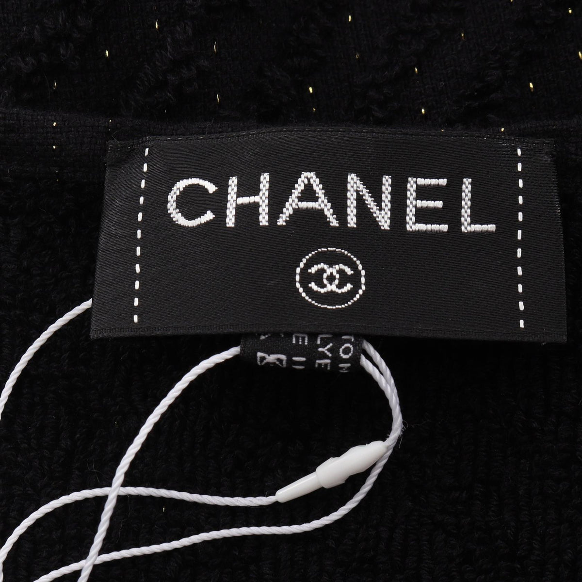 CHANEL Black COCO Mark large format cotton 2120900138745