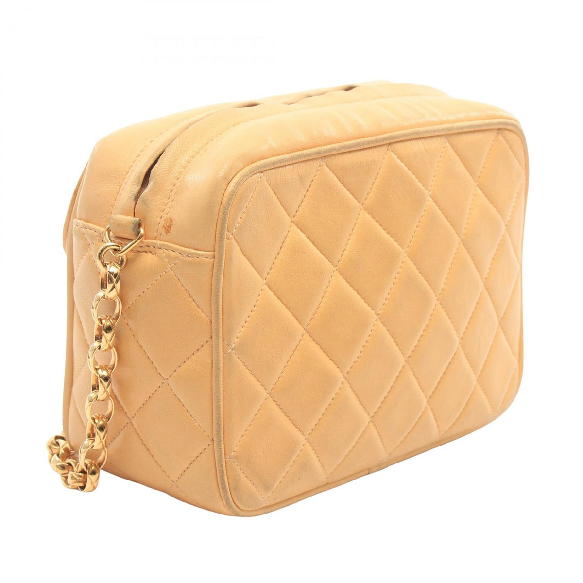 CHANEL Beige Matelasse tassel Lambskin (sheep leather) 2101220132033
