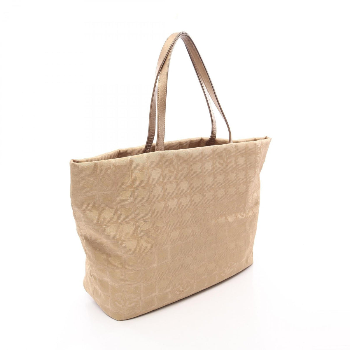CHANEL Gold New Travel Line Large leather Nylon canvas 2101220136789