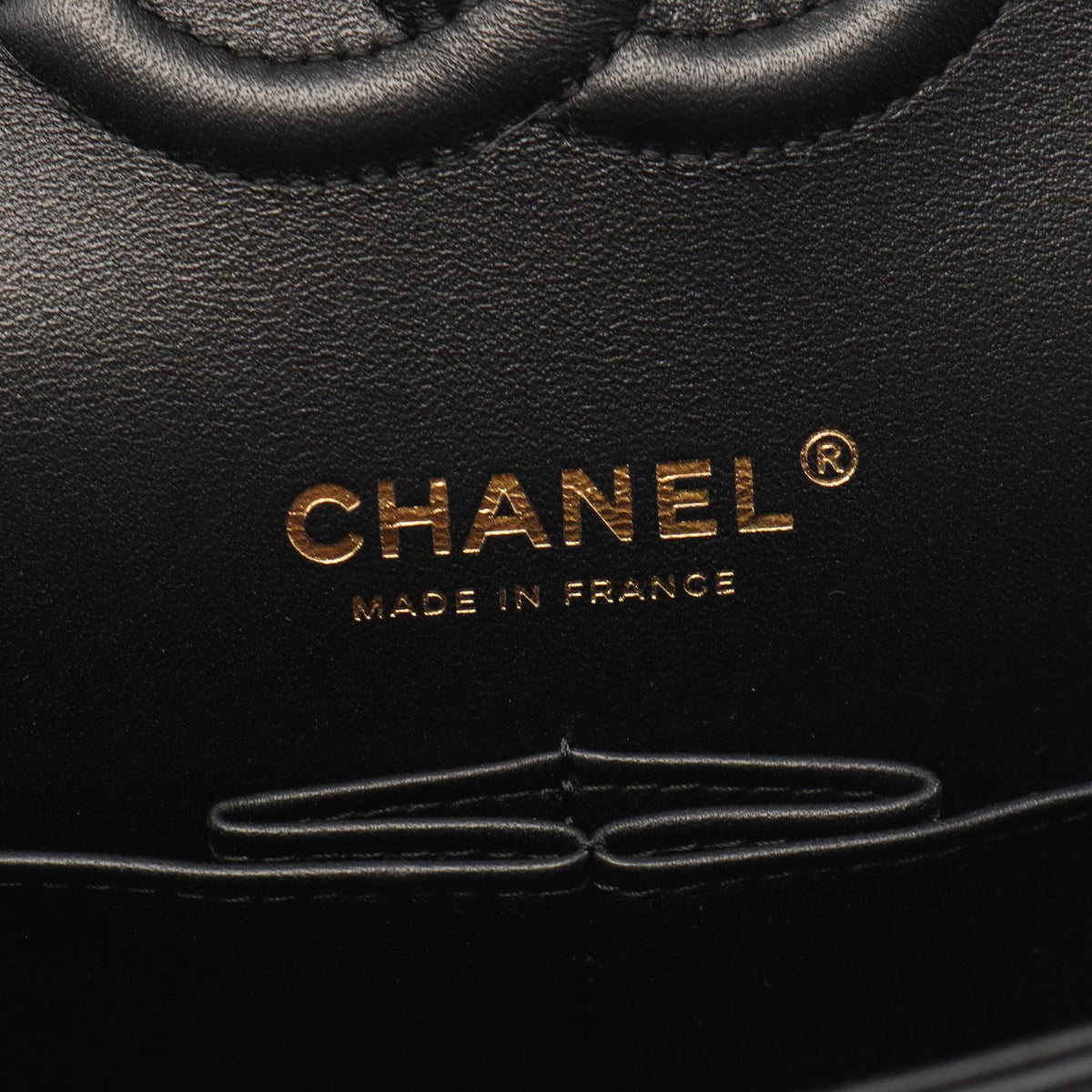 CHANEL Black Matelasse W-flap space icon Lambskin (sheep leather) A01112 2120800033461