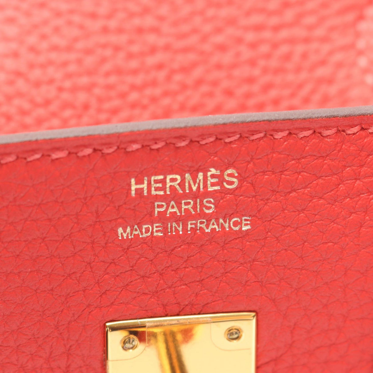 HERMES Birkin 25 HandbagRouge pivoine Rouge pivoine Red Togo leather leather Togo leather 2104102473828