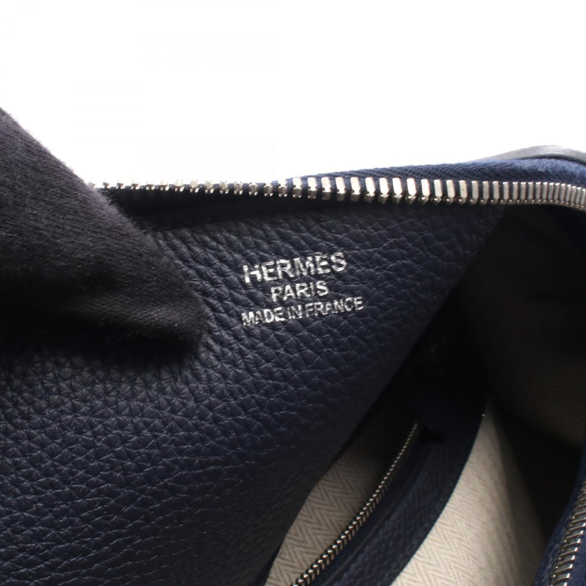 HERMES Warago Cabin 35 HandbagBlue nuit Blue nuit Navy Togo leather leather Togo leather 2101219502472