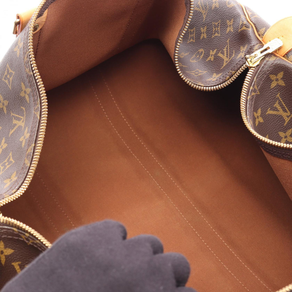 LOUIS VUITTON Keepall55 Brown Boston bag M41424 2101219860107