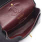 CHANEL Black Matelasse W flap Lambskin (sheep leather) A01113 2101220157456