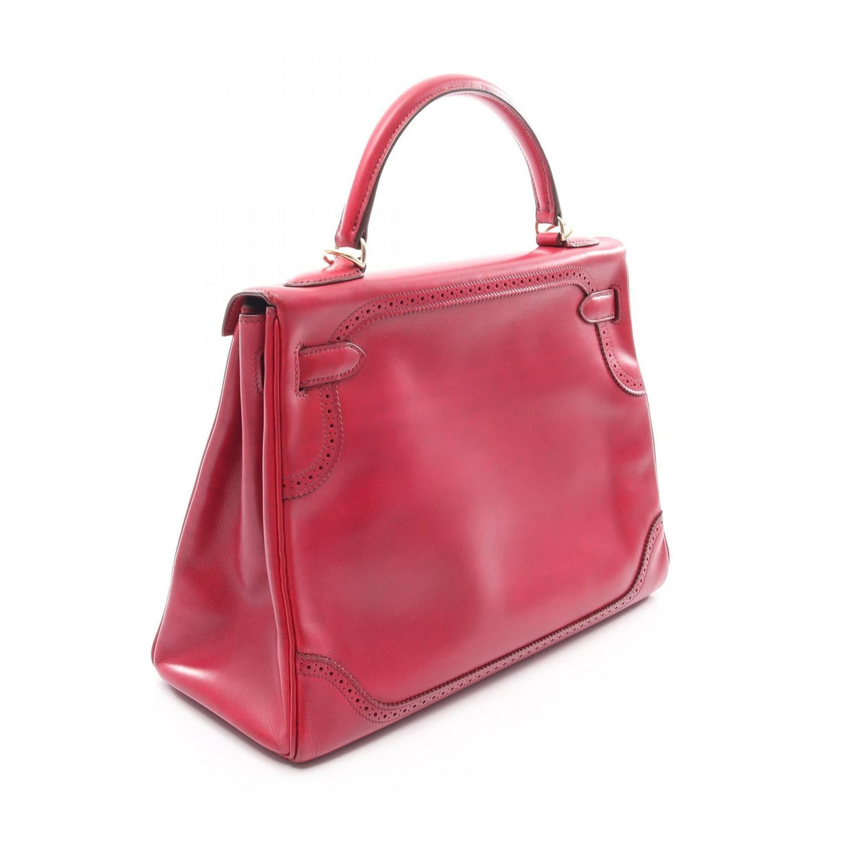 HERMES Kelly 32 Gillies Ruby, internal stitching, 2-way Handbag Pink Other Deract 2101219928371