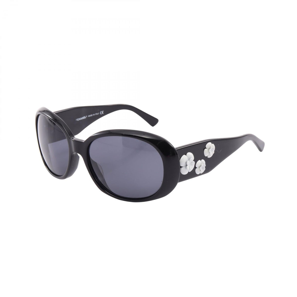 CHANEL Black/White Camellia COCO Mark Other Plastic 5113 A 2101220098414