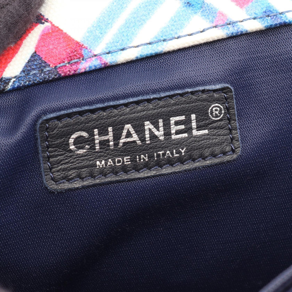 CHANEL White/Multicolor Airline canvas 2101219993119