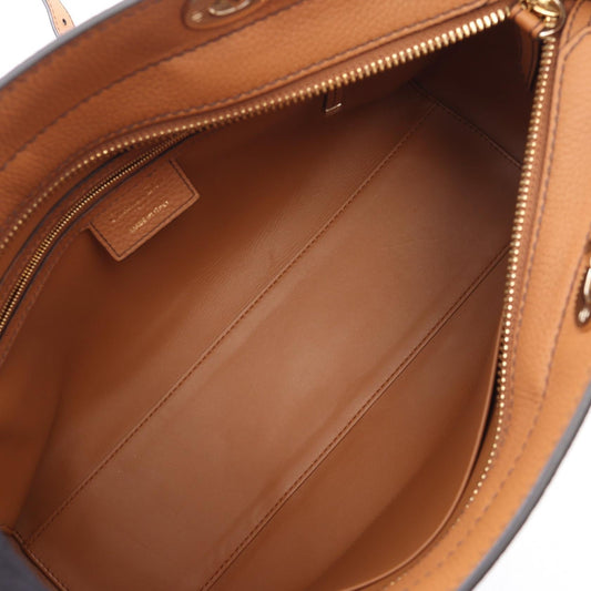 Dior Lady D-Sire Large 2WAY Handbag Brown leather 2101220160807