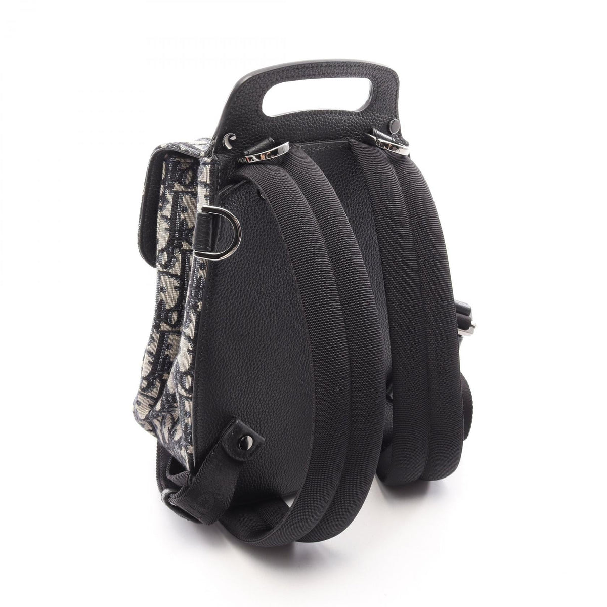 Dior Gallop Oblique 2WAY Rucksack Backpack Beige/Navy/Black canvas�leather 2101220156497