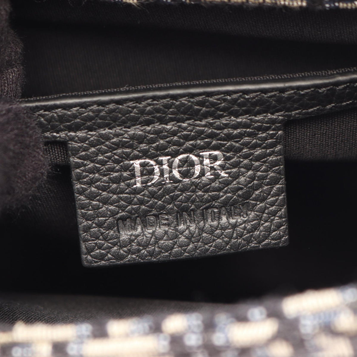 Dior Gallop Oblique 2WAY Rucksack Backpack Beige/Navy/Black canvas�leather 2101220156497