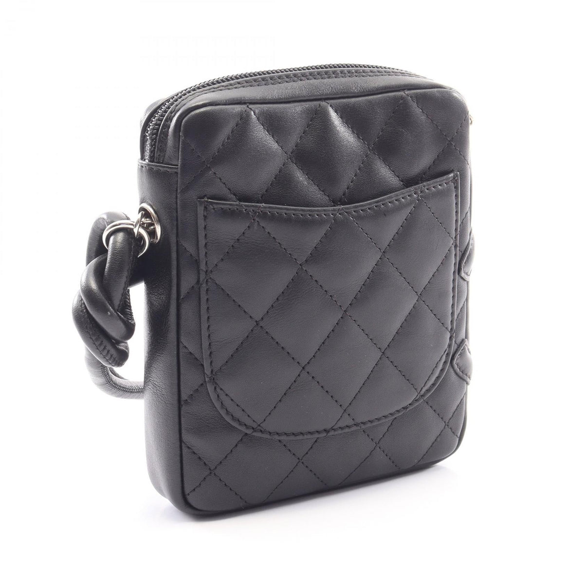 CHANEL Black Cambon Line Small leather A25177 2101220203740