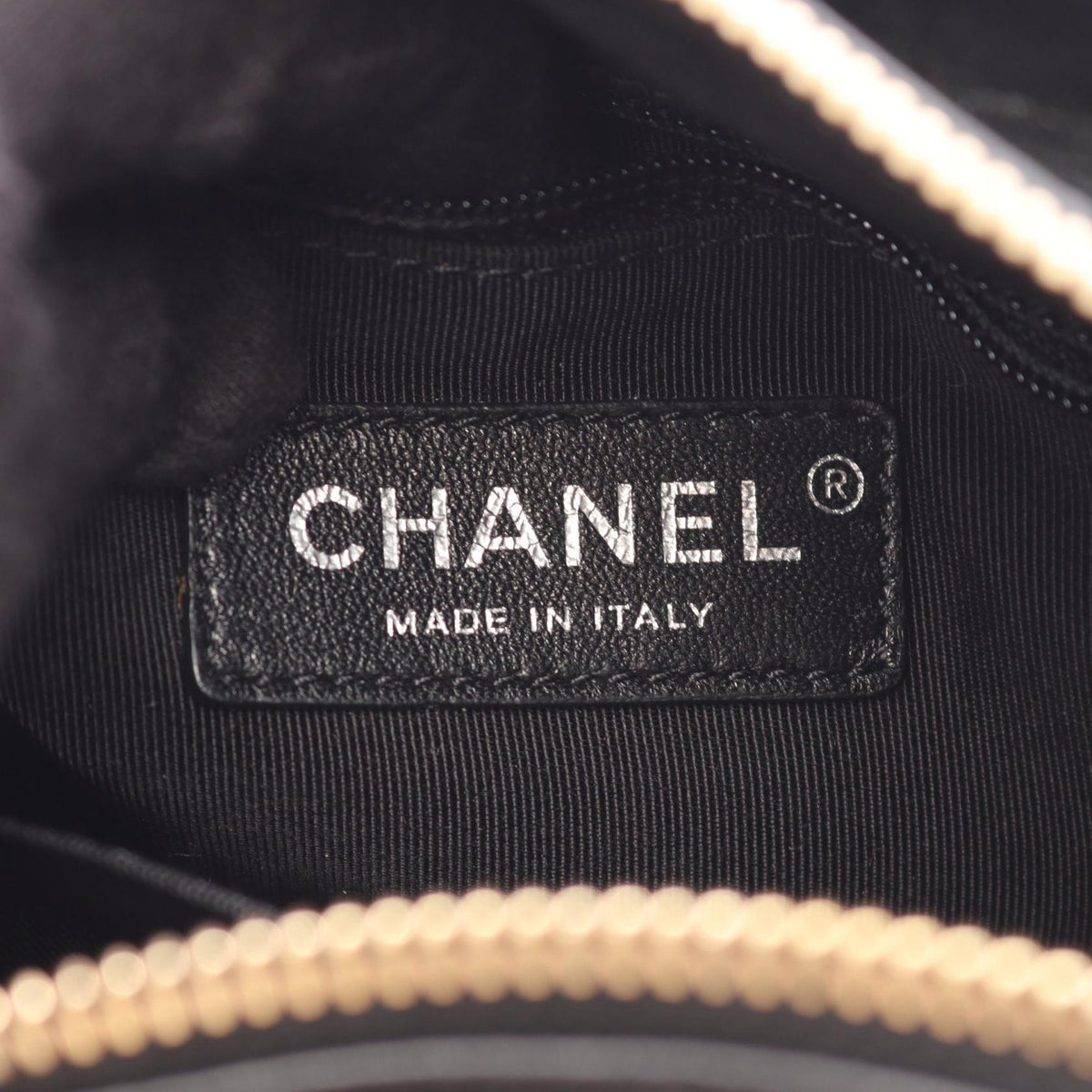 CHANEL Orange/Black/Multicolor Gabrielle de Chanel Small Hobo Bag with Combination Hardware leather knit 2104102541008